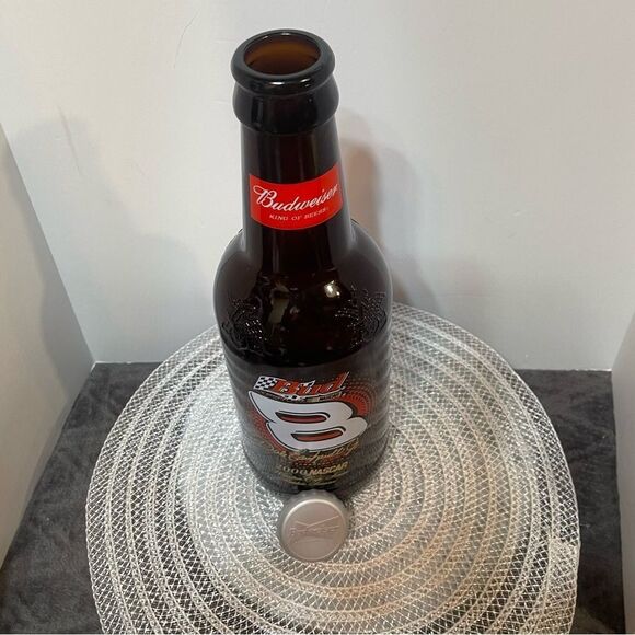 Vintage Dale Earnhardt Jr #8 Budweiser 2000 Glass Bottle - Picture 11 of 13
